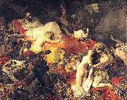 Eugene Delacroix La Mort de Sardanapale oil